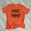 angry feminist halloween tee