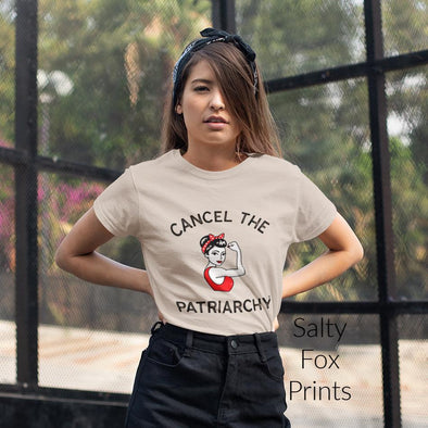 cancel the patriarchy feminist tshirt