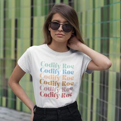 codify roe v wade shirt in pastel text