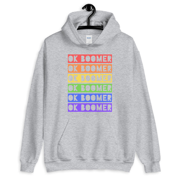 OK Boomer Rainbow Hoodie Unisex