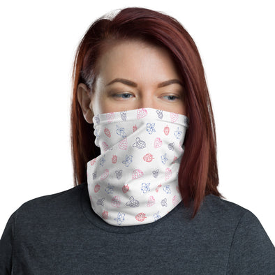 Fruity Berry Print Neck Gaiter