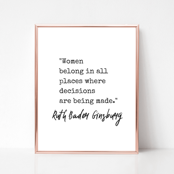 rbg quote printable wall art digital download