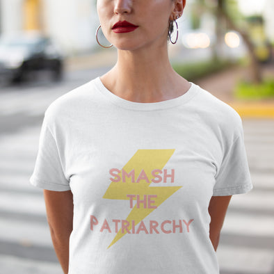 Smash the Patriarchy Lightning Bolt Unisex T-Shirt