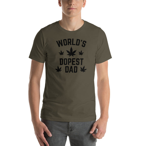 World's Dopest Dad Father's Day Shirt for Stoner Dads