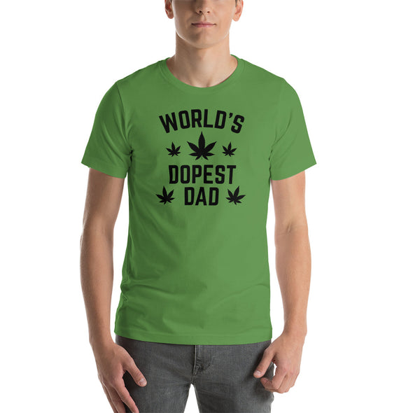 World's Dopest Dad Father's Day Shirt for Stoner Dads