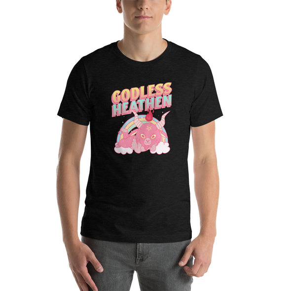 Godless Atheist Cute Pink Baphomet Shirt