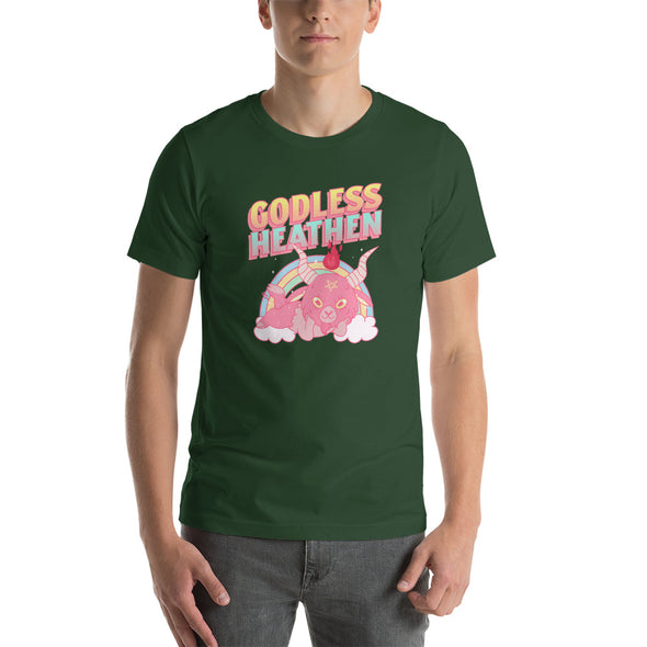 Godless Atheist Cute Pink Baphomet Shirt