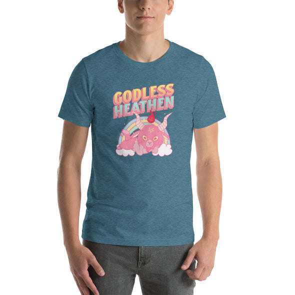 Godless Atheist Cute Pink Baphomet Shirt