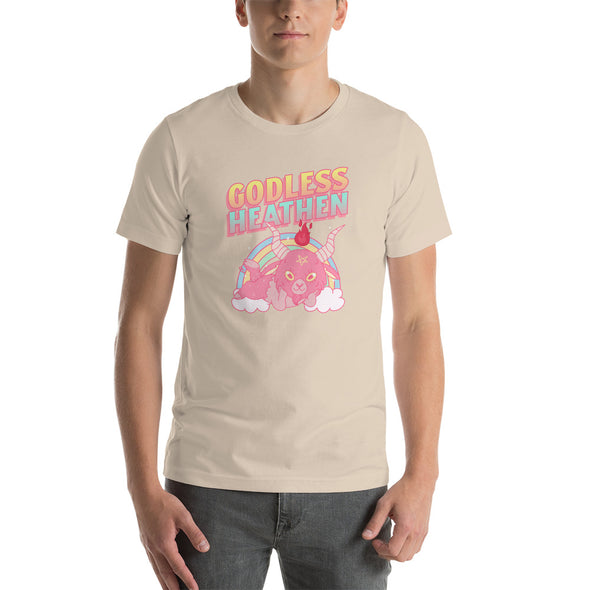 Godless Atheist Cute Pink Baphomet Shirt