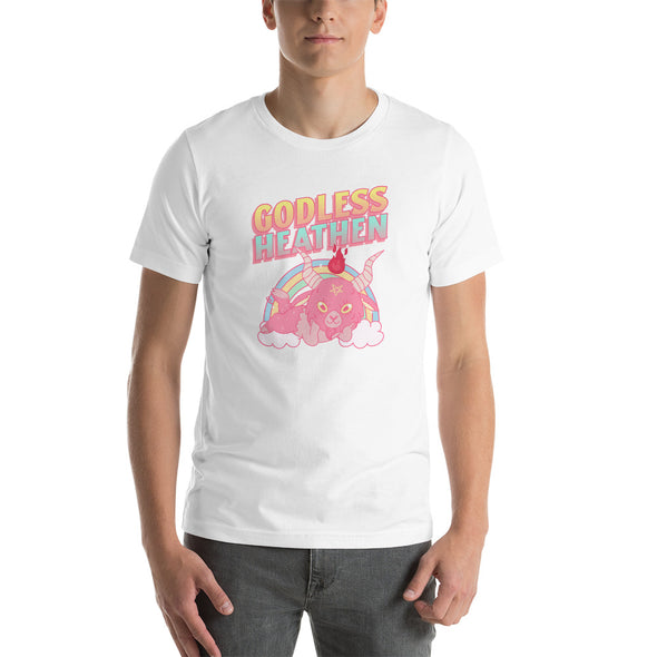 Godless Atheist Cute Pink Baphomet Shirt